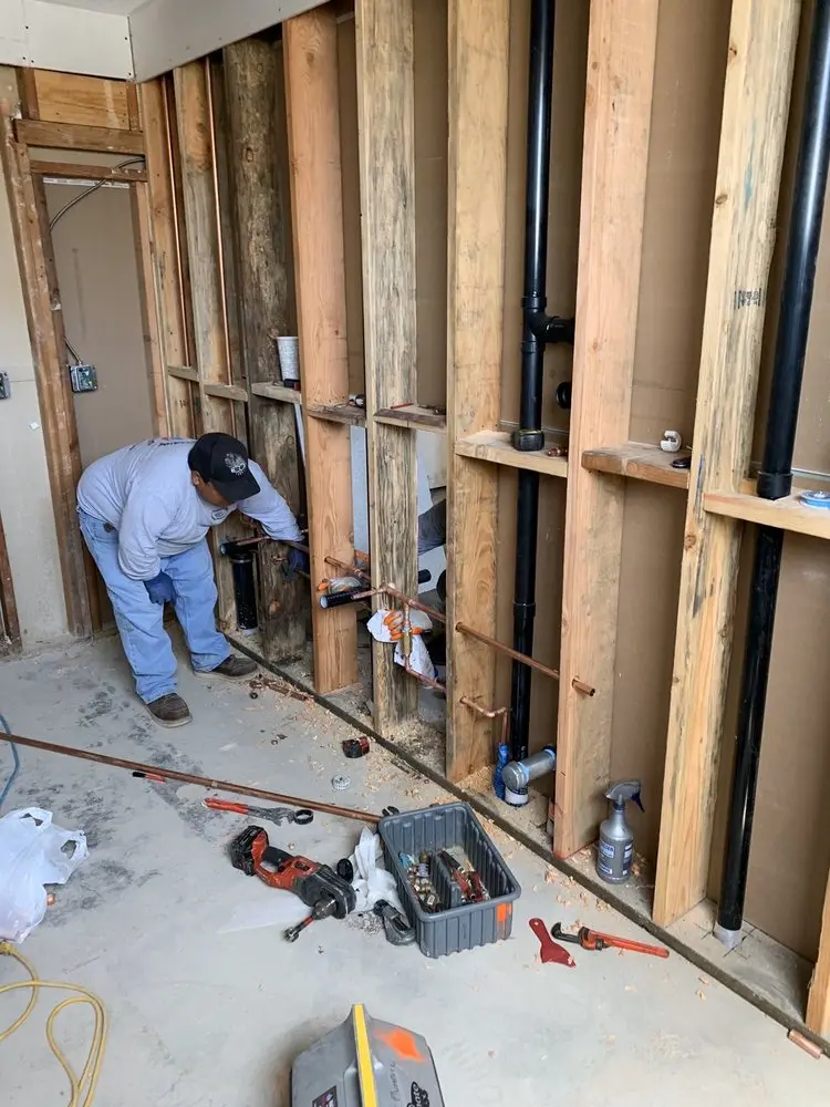 Commercial rough-in plumbing for Water Heater Replacement in Gwynn Oaks